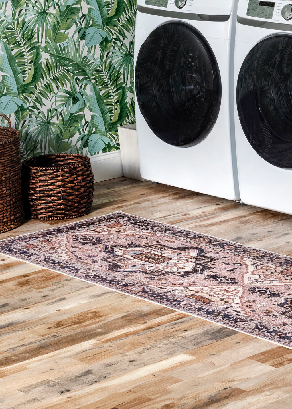 Luz Printed Washable Rug